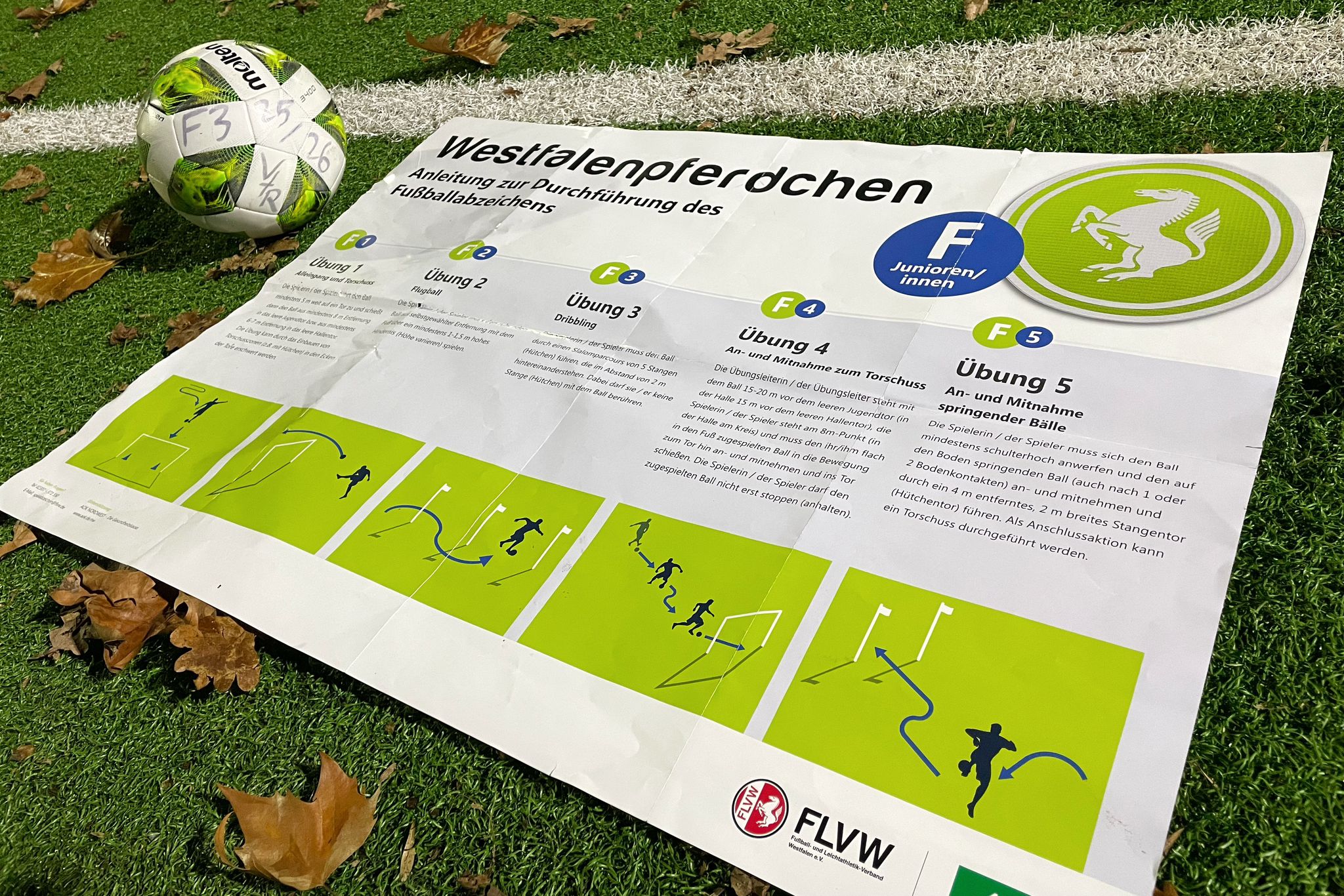 Die F3 holt sich das Westfalenpferdchen