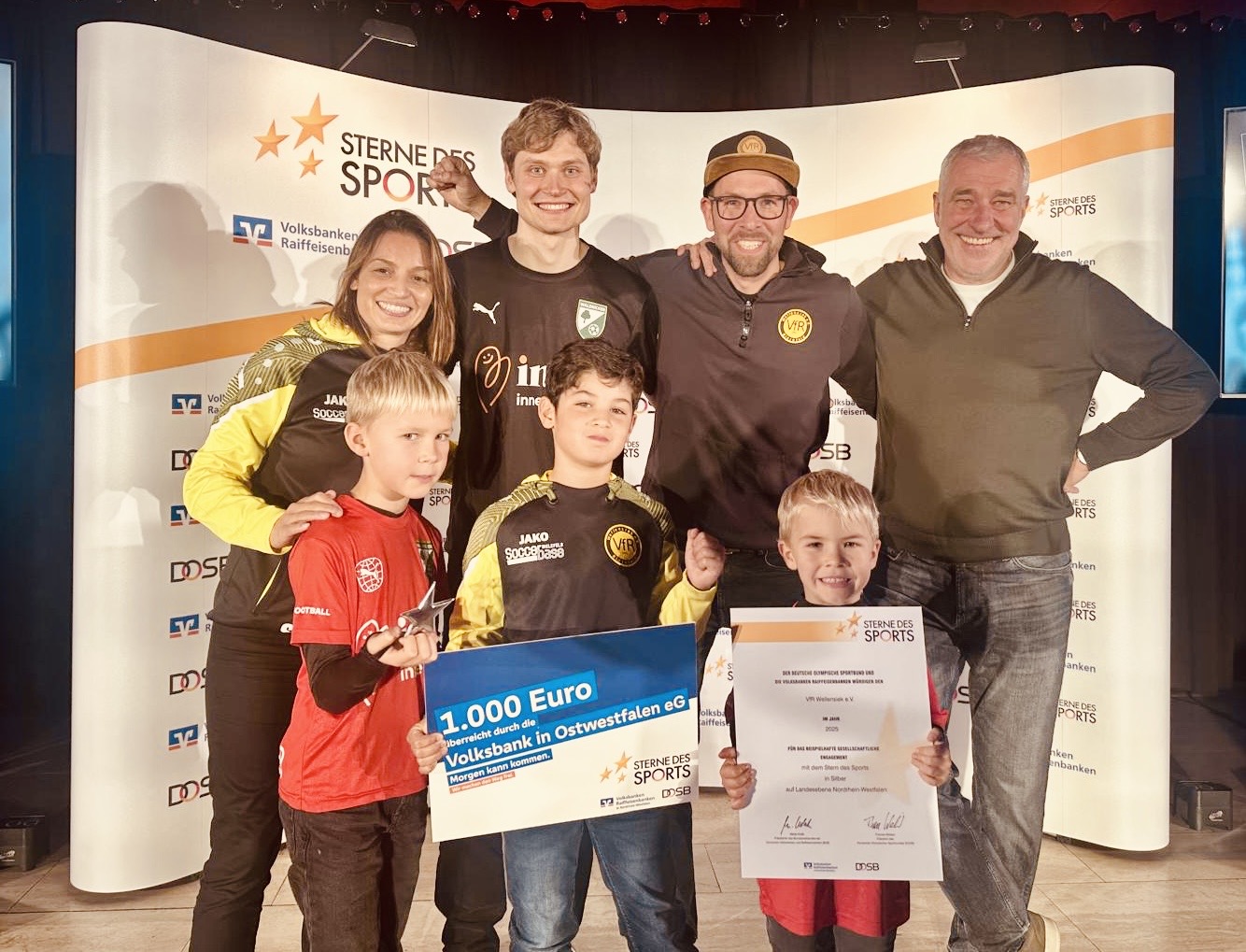 Großer Erfolg für die Waldkicker: Dritter Platz beim „Stern des Sports“ in Silber!