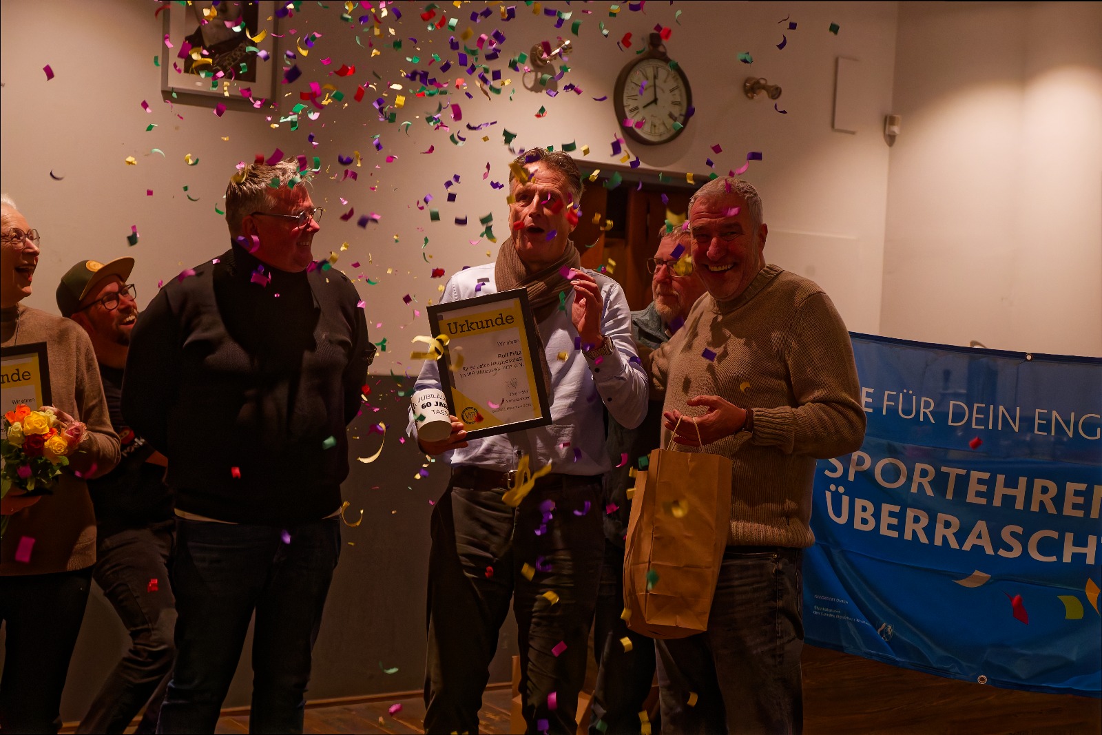 Große Überraschung beim VfR: Rolf „Pico“ Fritz mit dem „Sportehrenamt überrascht“ des LSB NRW ausgezeichnet